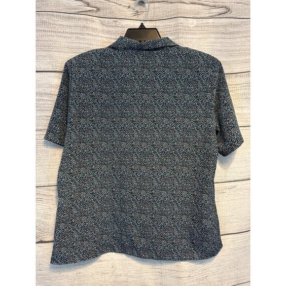 Worthington Petite Short-Sleeve Button-Up Shirt Size LP - Picture 3 of 5